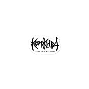 KONKHRA - SPIT OR SWALLOW (Luxury sticker - no bubbles - 3 sizes)