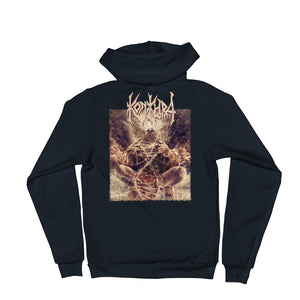 KONKHRA - ALPHA AND THE OMEGA (Multiple colors - Hoodie sweater w. large back print)